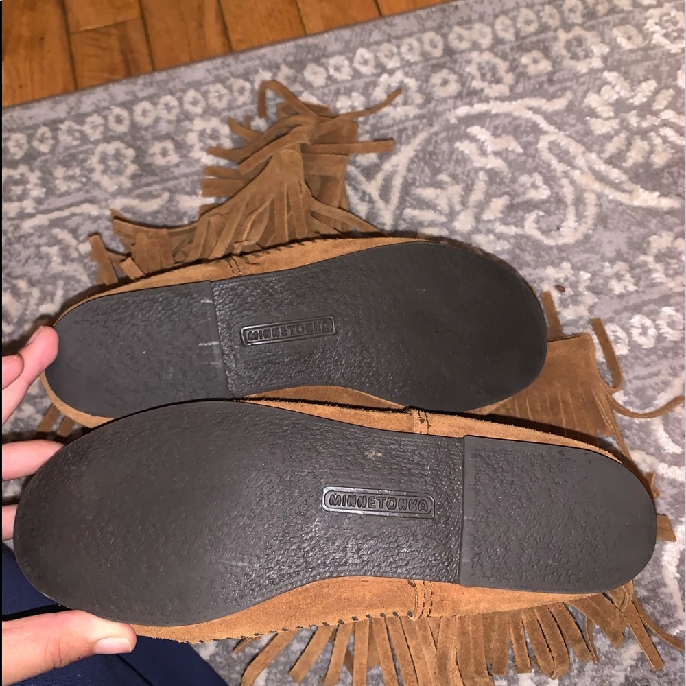 Tan 3-Layer Fringe Boot - image 4